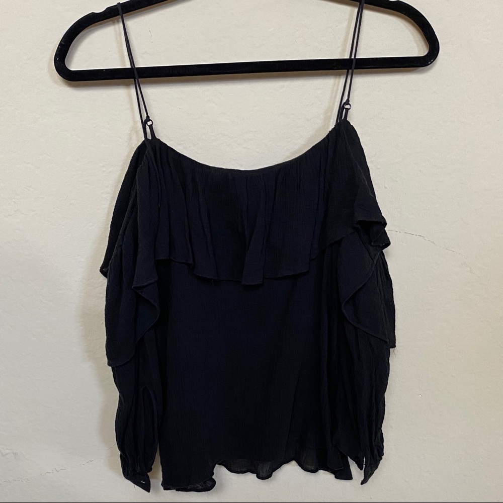 🌟 & OTHER STORIES Off Shoulder Flutter Top - Picture 5 of 7